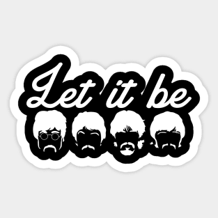 Let it Be Sticker